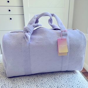 Terry Cloth Embossed Mini Hearts Duffle Bag from Stoney Clover Lane x Target